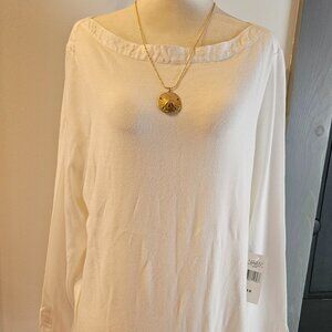 Coastal Lauren by Ralph Lauren 100% Cotton Beach Cover up or Blouse